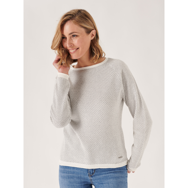 Light Grey Crew Neck Jumper – Barbow