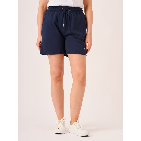 Navy Jersey Shorts - Evisa