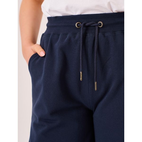 Navy Jersey Shorts - Evisa
