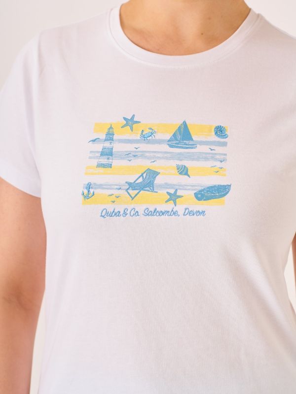 White Beach Graphic T-Shirt – Alani
