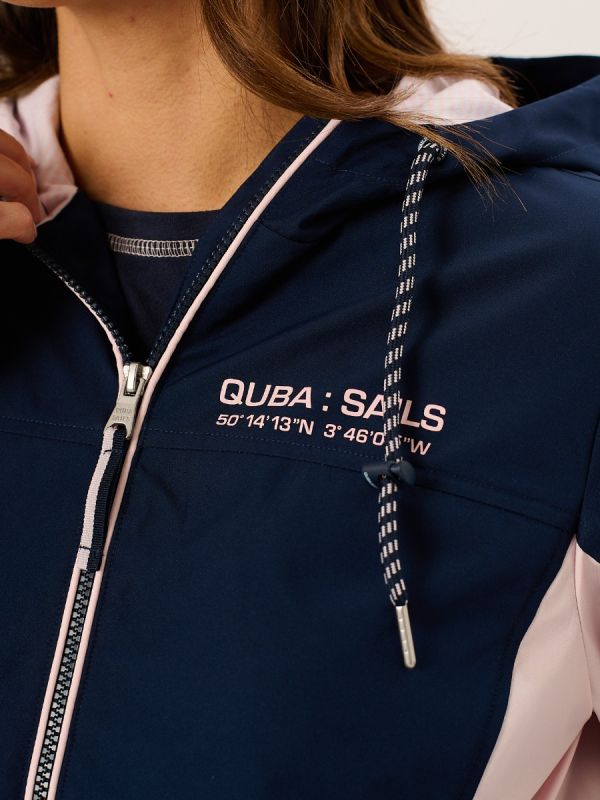 Araminta X-Series Showerproof Performance Jacket in Navy and Pink