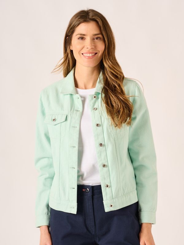 Aria Western Jacket in Iced Aqua 