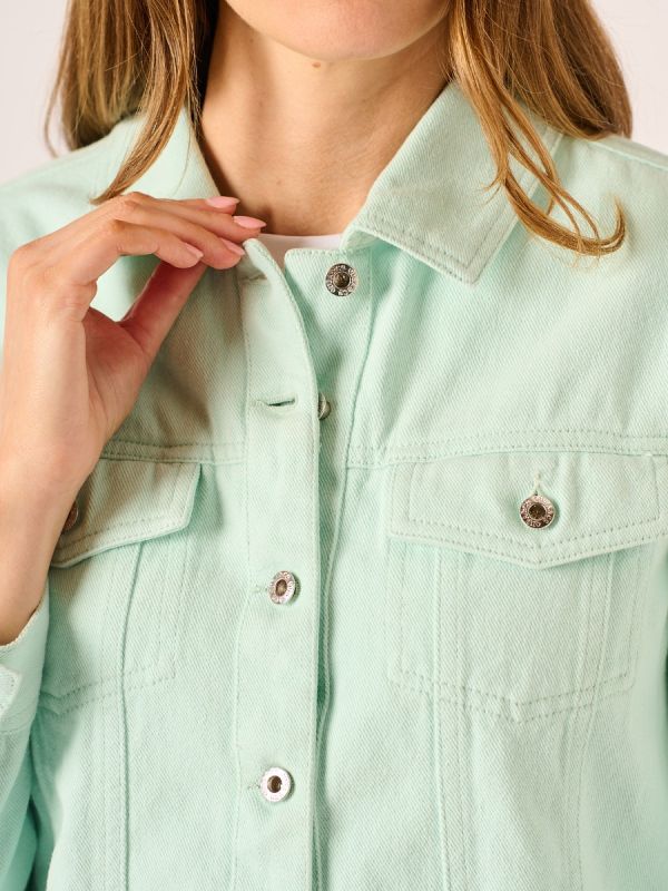 Aria Western Jacket in Iced Aqua 