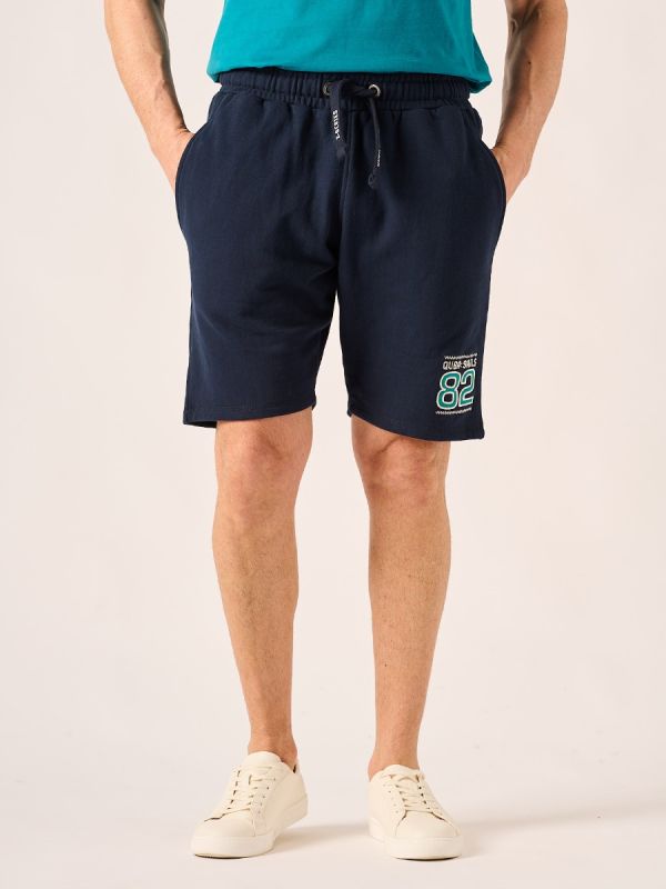 X-Series Fleece Shorts In Dark Navy - Warren