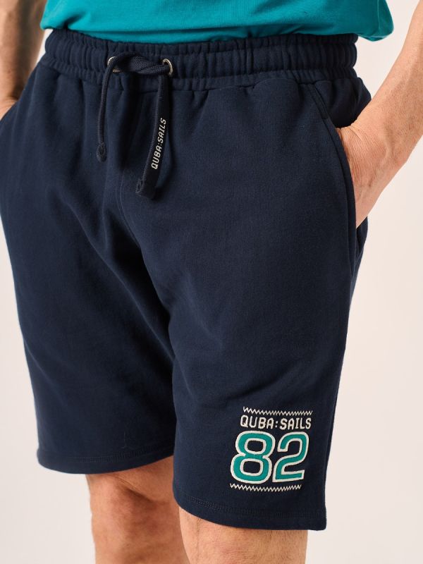 X-Series Fleece Shorts In Dark Navy - Warren