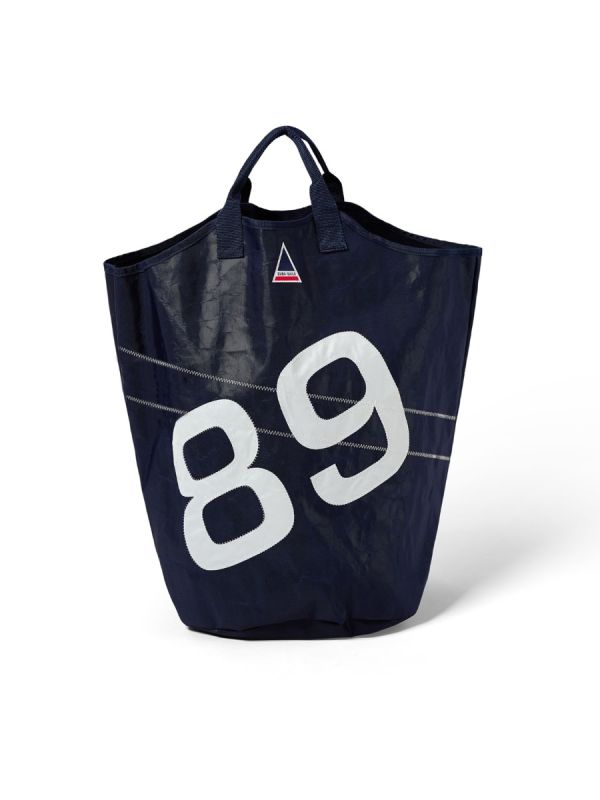 Navy And White Laundry Bag - Marlin