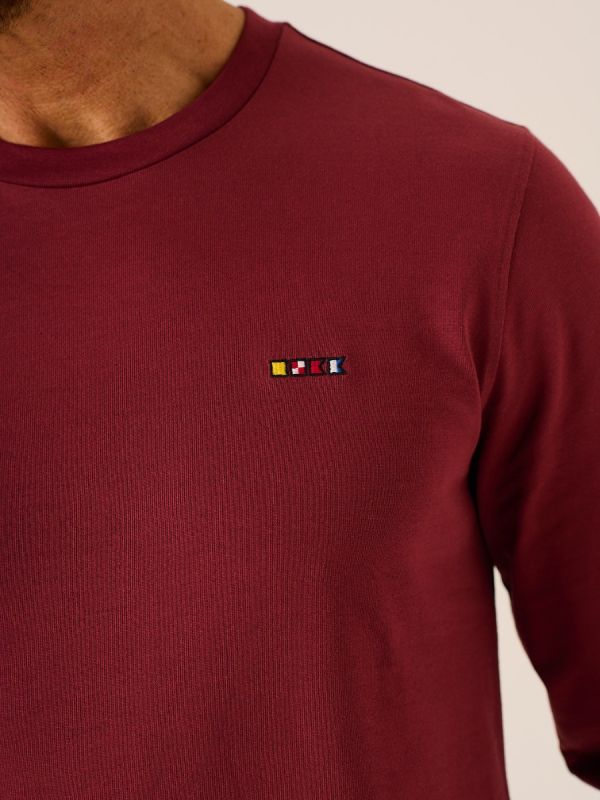 Dark Cherry Long Sleeved T-Shirt - Blenni