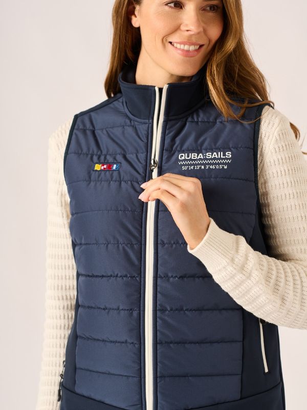 Navy X-Series Showerproof Gilet – Breanna