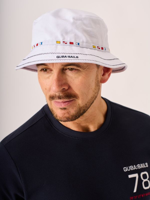 White X-Series Bucket Hat - Bustar