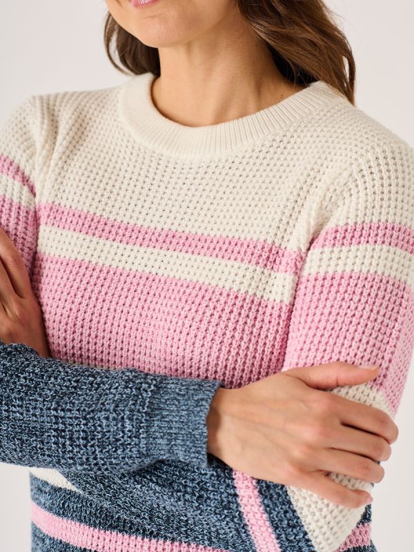 Multicoloured Space Dye Waffle Jumper - Bynes