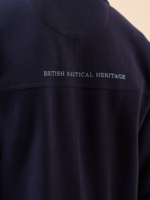 Casti Fur Lined Navy Hoodie
