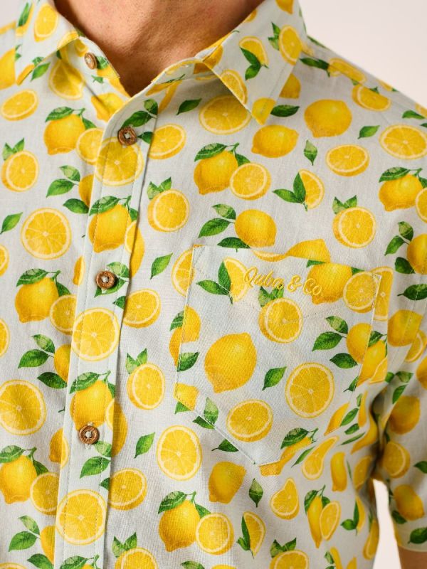 Lemon Print Shirt – Citrus