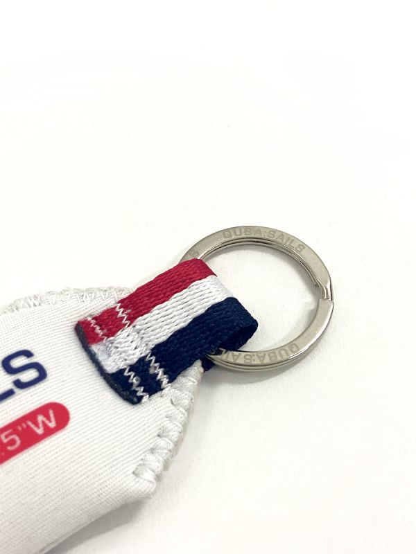 White Floating Keyring - Finney