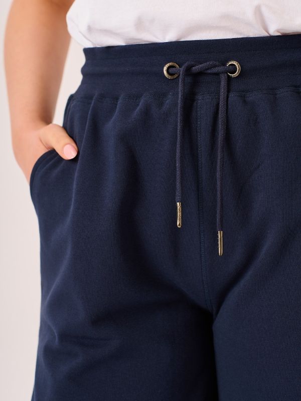 Navy Jersey Shorts - Evisa