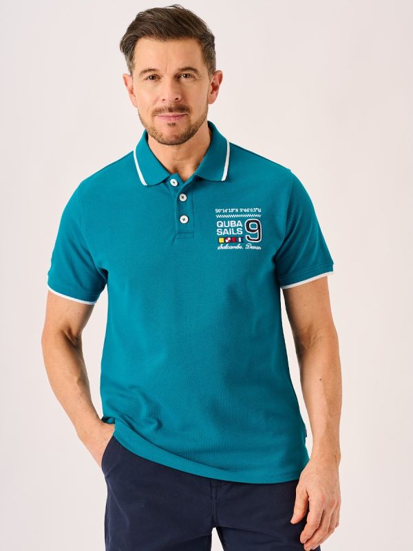 X-Series Polo Shirt Dark Teal - Finn