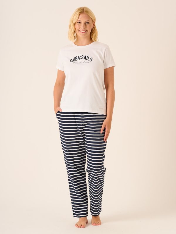 White Loungewear Top - Hailey