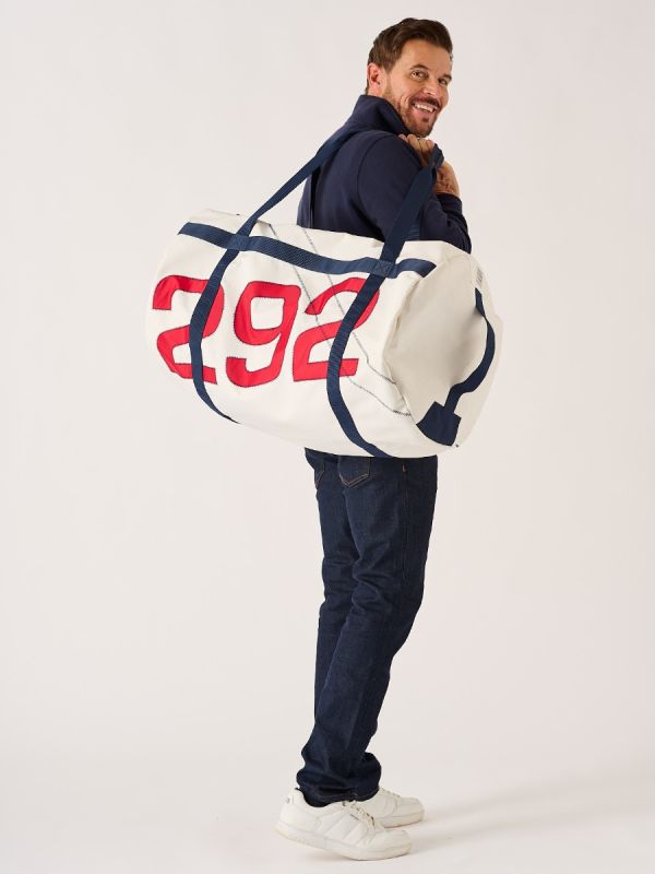 White Large Rudder Bag - Hailing