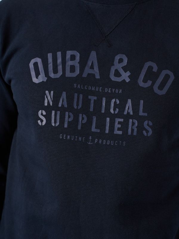 Dark Navy Crew Neck Sweatshirt - Hamilten