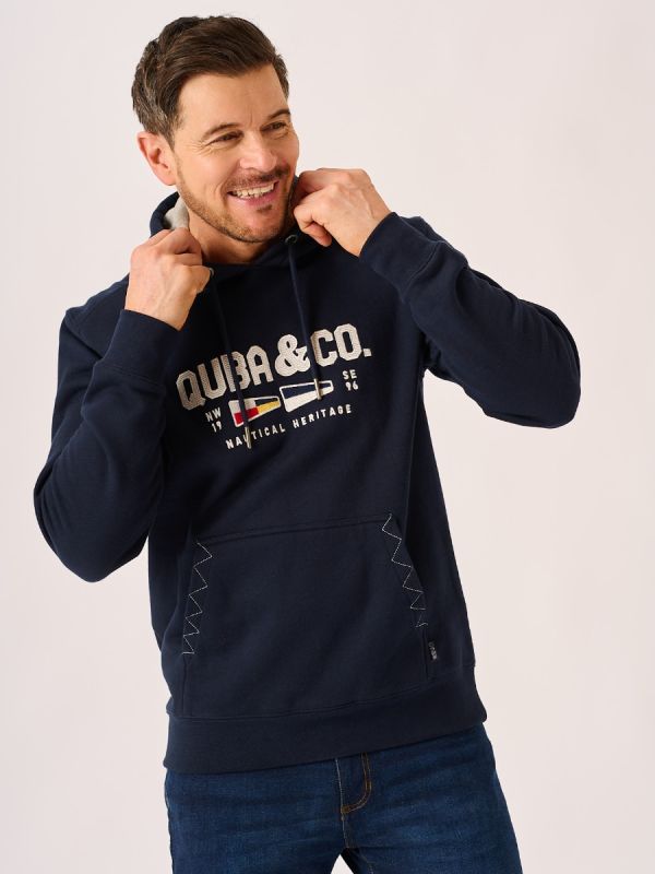 Dark Navy Hoody - Hannu
