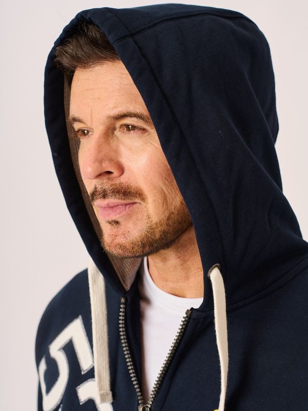 Dark Navy X-Series Zip Thru Sweatshirt - Herman