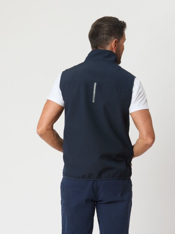 Jolly X-Series Thermal Padded Gilet In Dark Navy And Grey