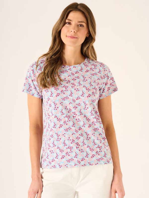 Nellie Multicoloured Short Sleeve Printed T-Shirt 