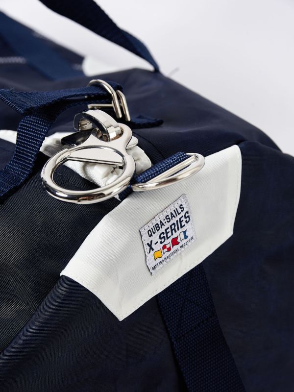 Navy Large Barrel Bag - Caspain