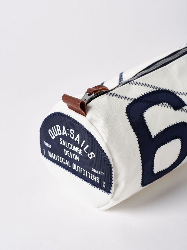 White Barrel Wash Bag - Bosan 