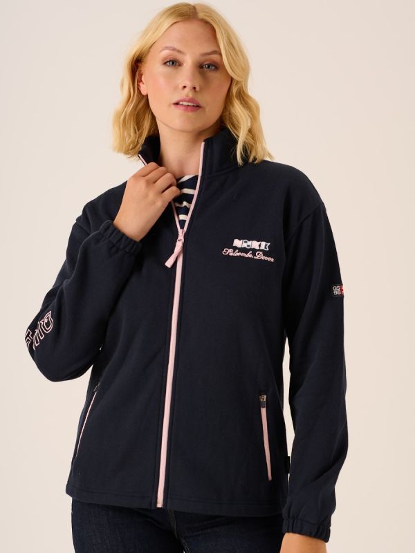 Navy X-Series Zip Through Sweatshirt - Robbin 