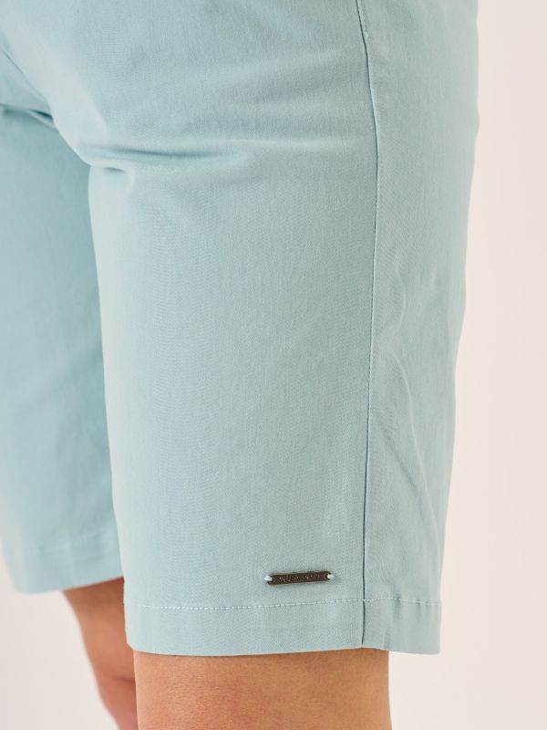 Dusty Aqua Womens Chino Shorts - Robynne