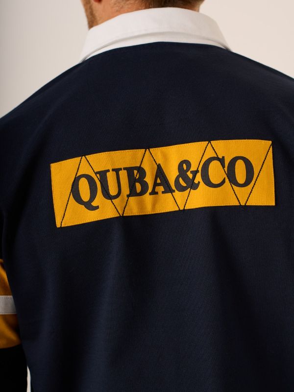 Dark Navy and Amber Rugby -  Rowen