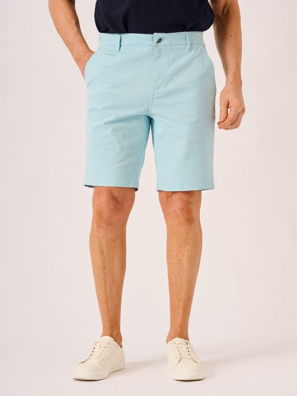 Lifestyle Chino Shorts In Splash Blue - Sandey