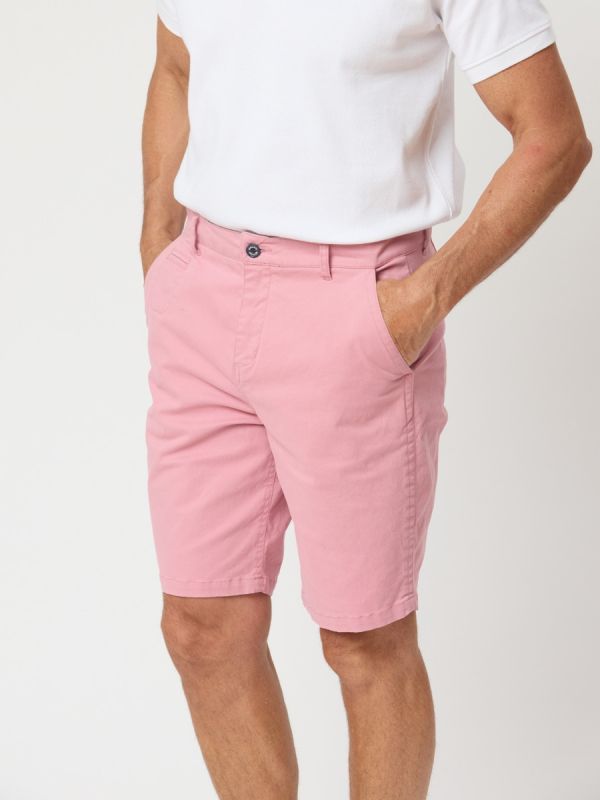 Sandre Lifestyle Chino Shorts In Antique Pink