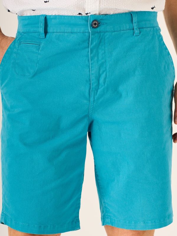 Sandre Lifestyle Chino Shorts In Mid Blue