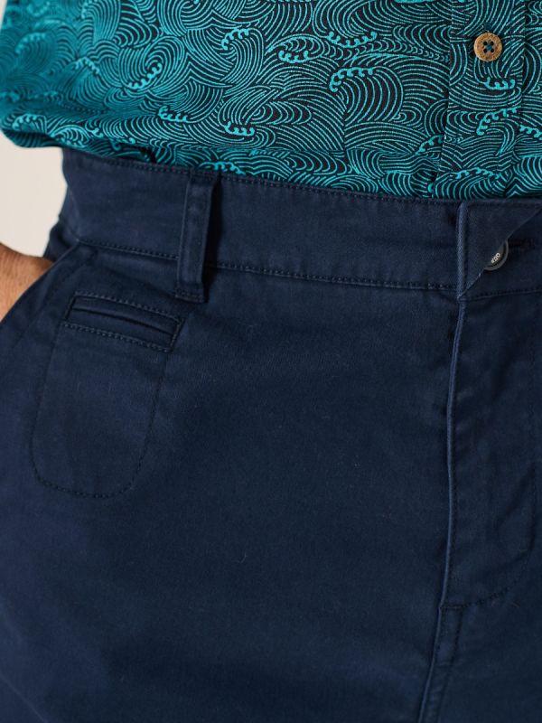 Sandre Lifestyle Chino Shorts In Navy