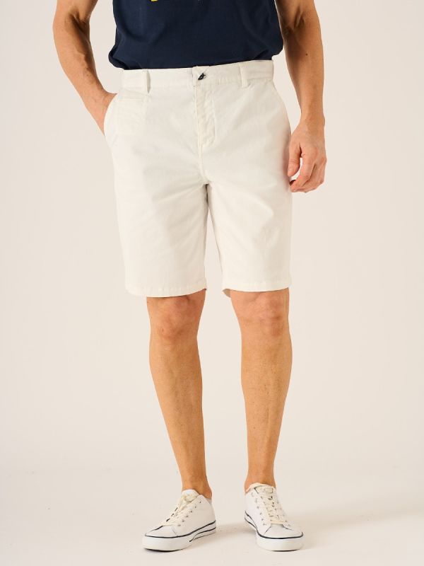 Sandre Lifestyle Chino Shorts In White