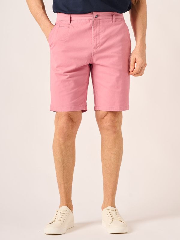 Lifestyle Chino Shorts In Antique Pink - Sandey 