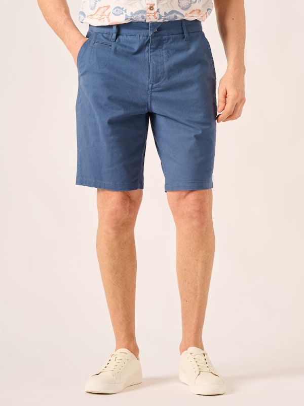 Lifestyle Chino Shorts In Mykonos Blue - Sandey