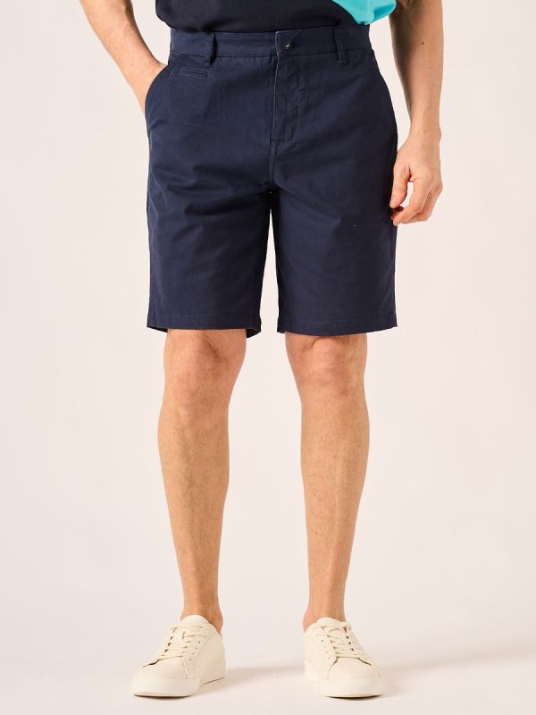 Lifestyle Chino Shorts In Navy - Sandey