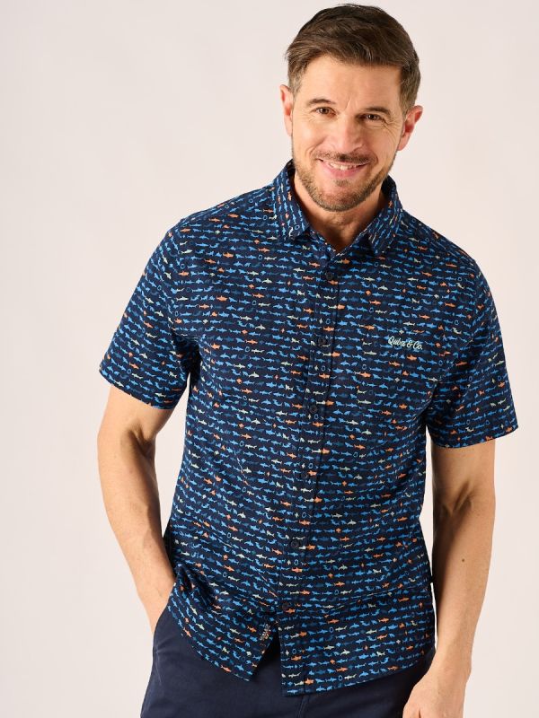 Navy Sea Creatures Print Shirt – Shiver