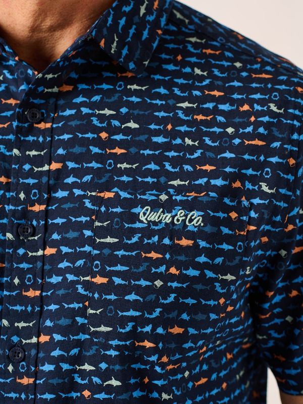 Navy Sea Creatures Print Shirt – Shiver