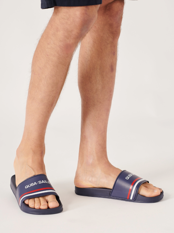 Mens Dark Navy X-Series Sliders - Nicho