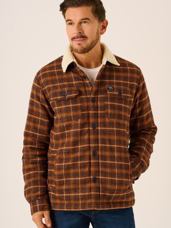 Borg Linded Shacket - Stormy