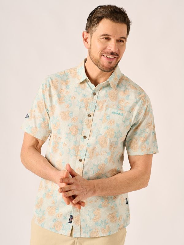 Turtle Print Shirt - Tenbi 