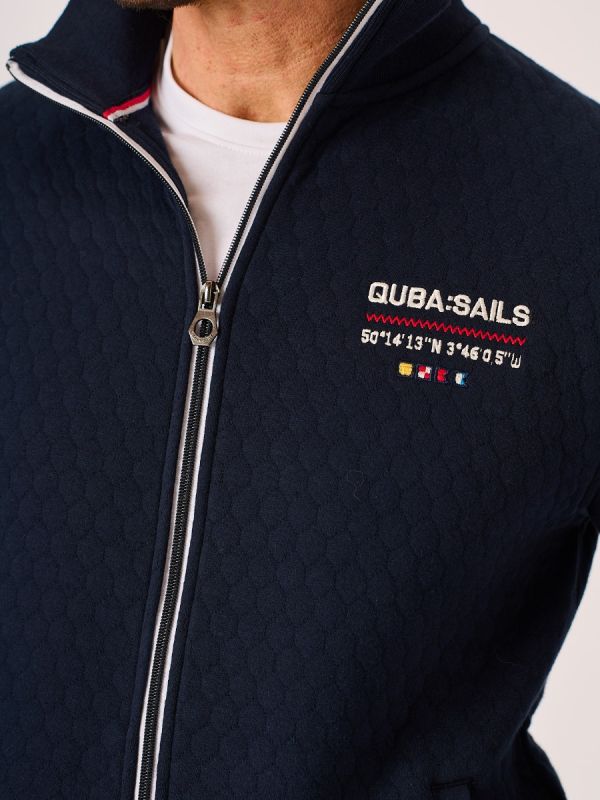 X-Series Quilted Zip-Thru Sweatshirt - Tris