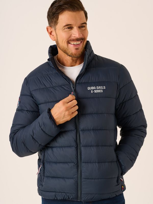 Dark Navy Ultra Light Padded Jacket X-Series Uberto