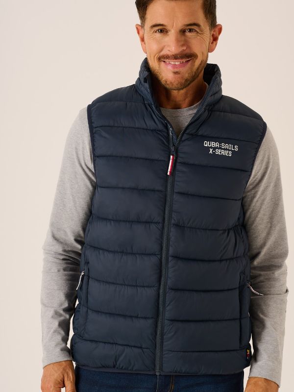 Dark Navy Ultra Light Padded Gilet X-Series Usher