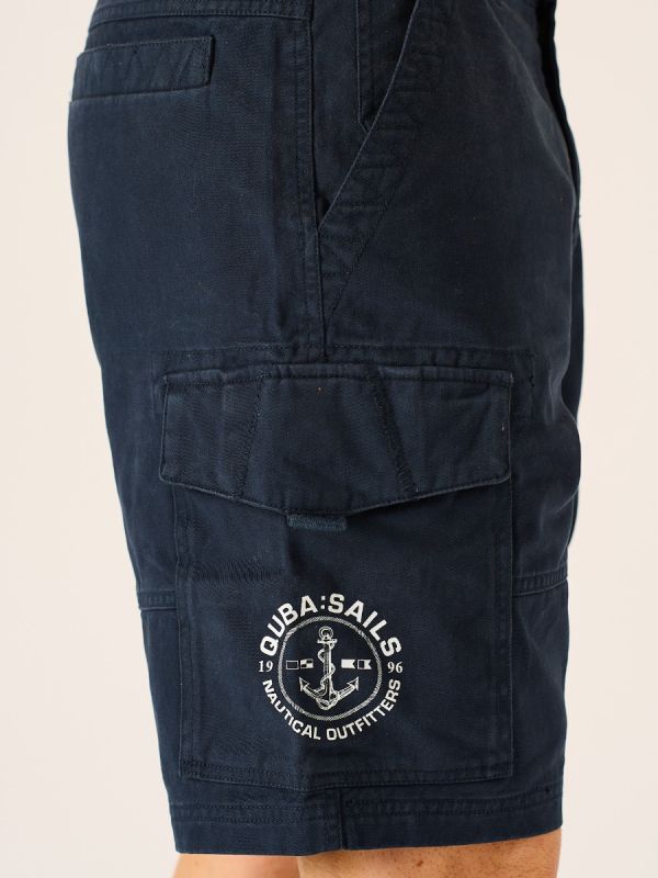 WestSide X-Series Cargo Shorts In Dark Navy 