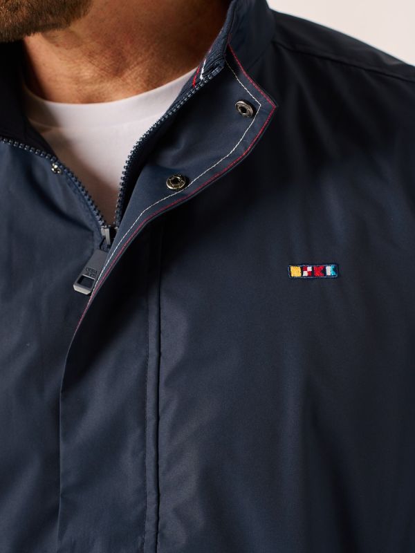 Dark Navy Showerproof Harrington Jacket – Witwicky