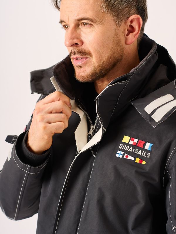 X-10 Mens Heritage Jacket Charcoal 